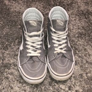 high top grey vans